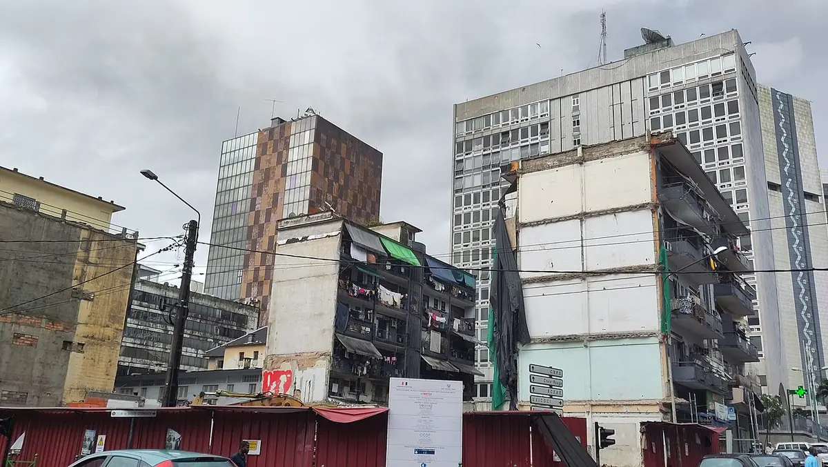 Les tours modernes du quartier du Plateau à Abidjan