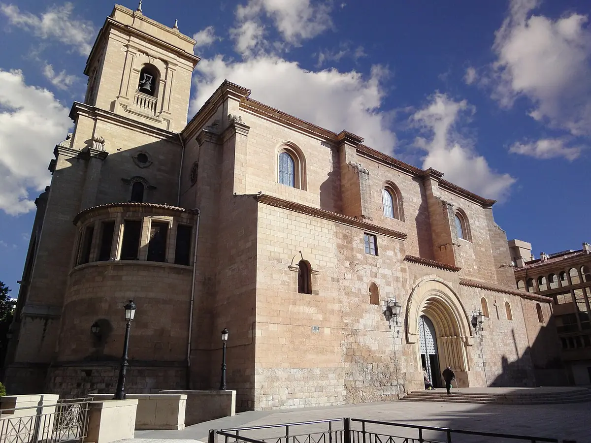 La façade arrière de la cathédrale Saint-Jean-Baptiste d’Albacete