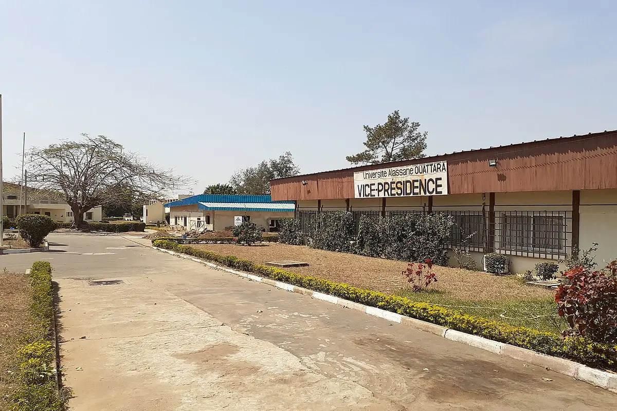 Le bâtiment de la vice-présidence de l’université Alassane Ouattara à Bouaké