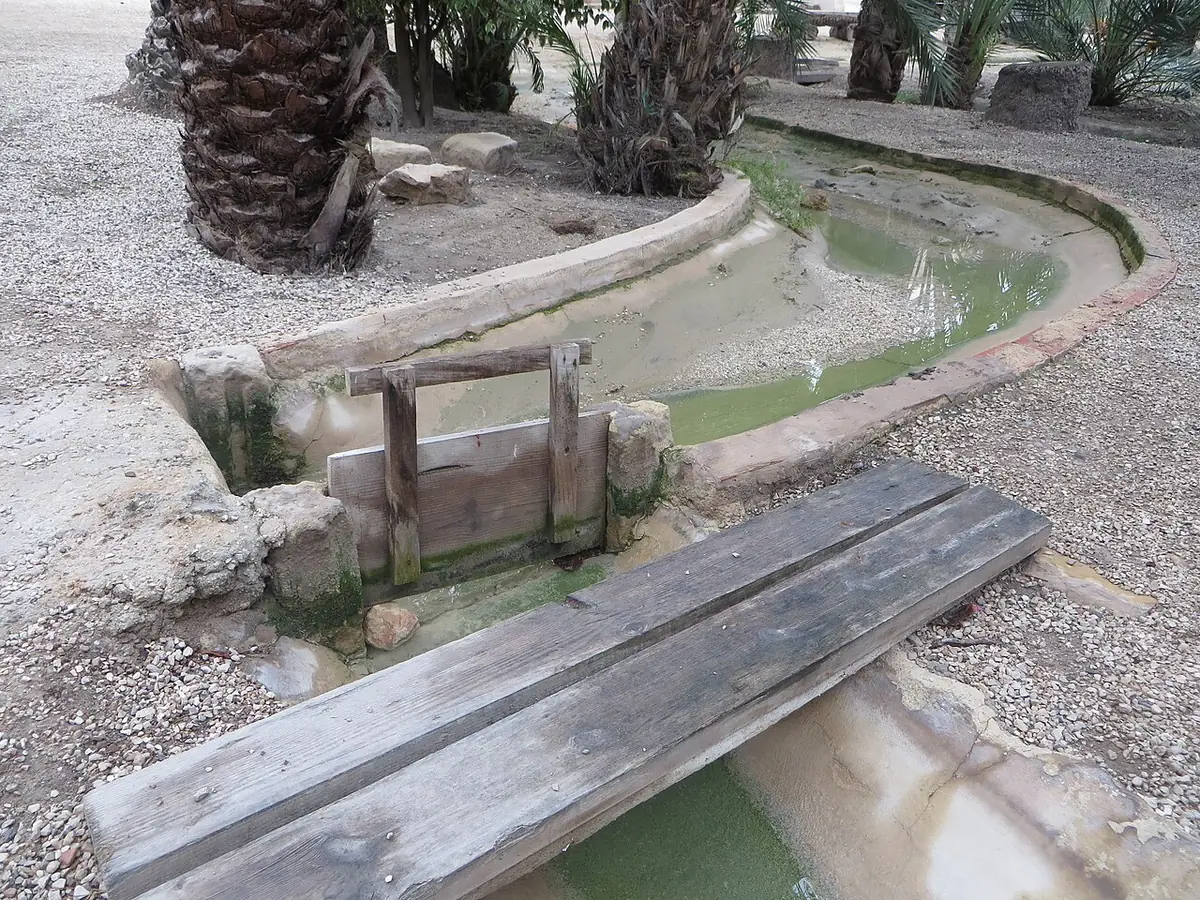 Un partidor traditionnel du système d’irrigation d’Elche