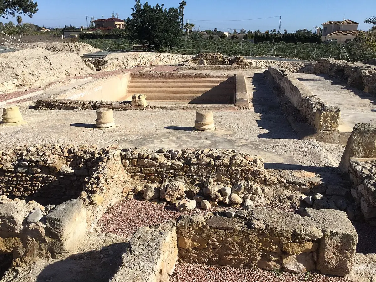 Les vestiges des thermes romains de Lucentum à L’Alcúdia, près d’Elche
