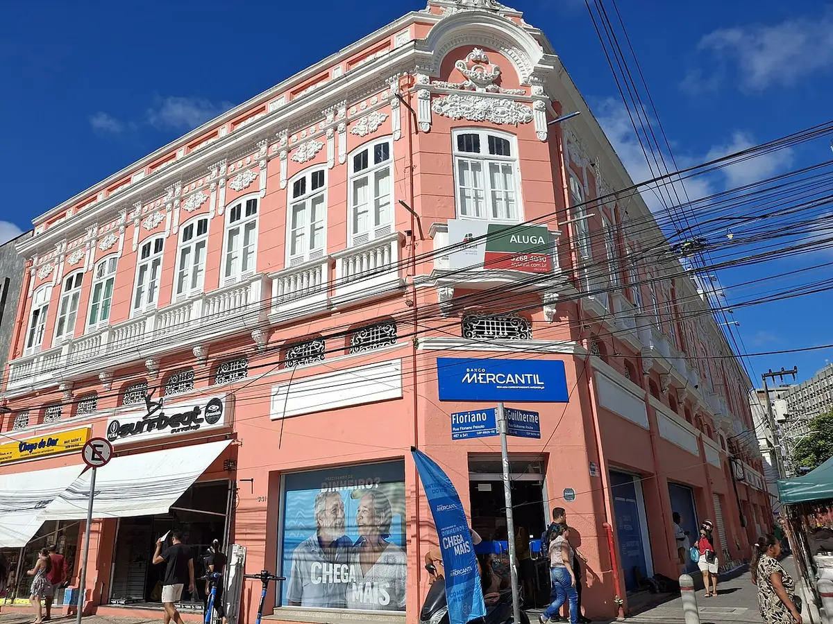 La Praça do Ferreira animée, au cœur du centre-ville de Fortaleza