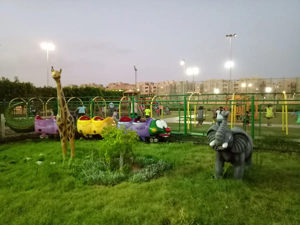 Une aire de jeux pour enfants au club Nadi Al Zohour, New Cairo