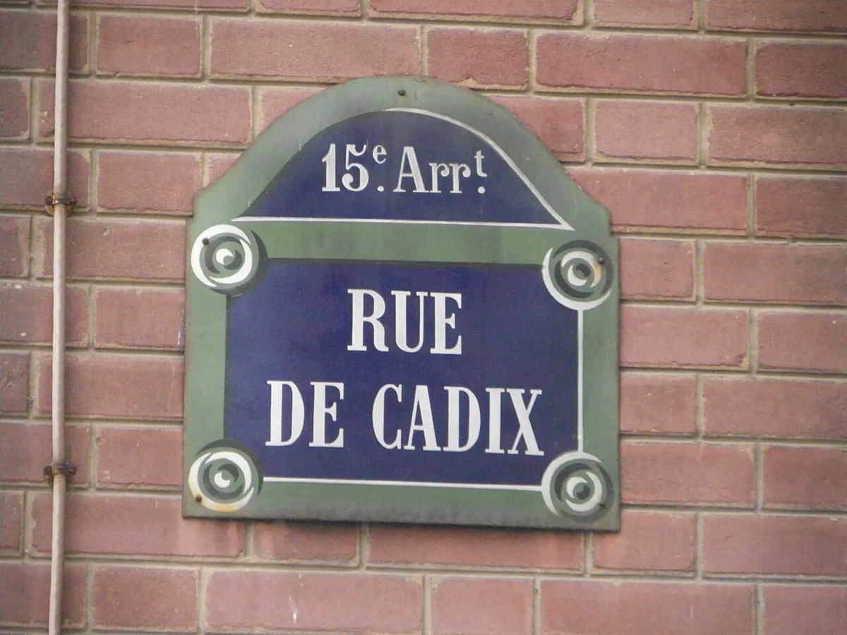 Rue de Cadix à Paris