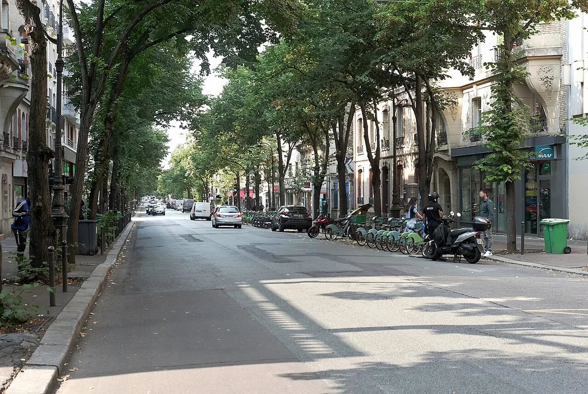 La rue de la Convention depuis la rue de Vaugirard
