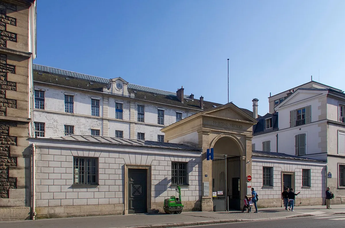 Hôpital Necker-Enfants malades, 149 rue de Sèvres (Paris, 15e).