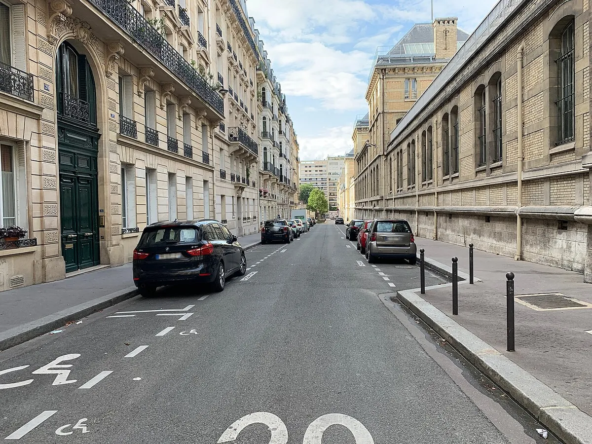 Rue Germaine de Staël, Paris.