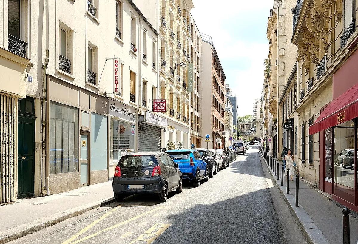 Rue du Général-Beuret (vue de la rue Blomet)