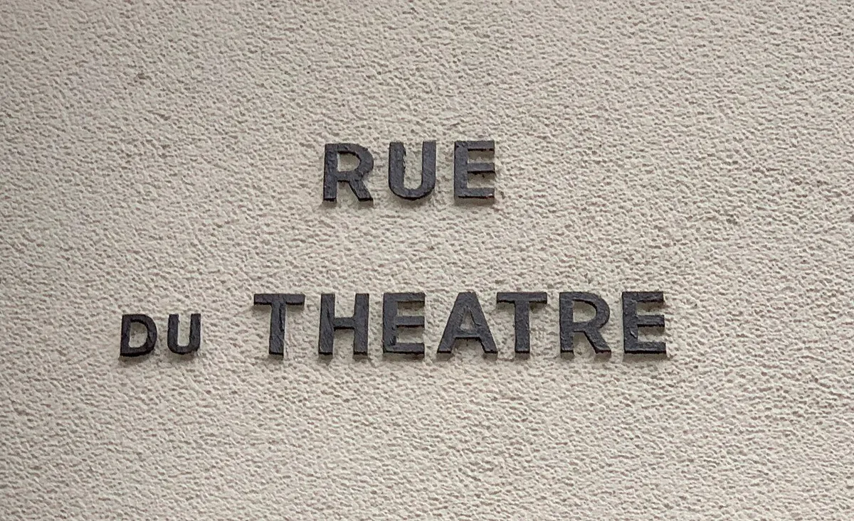 Indication Rue du Théâtre (Paris).