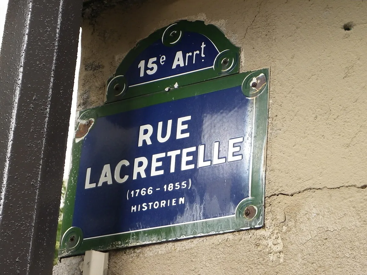 Rue Lacretelle à Paris