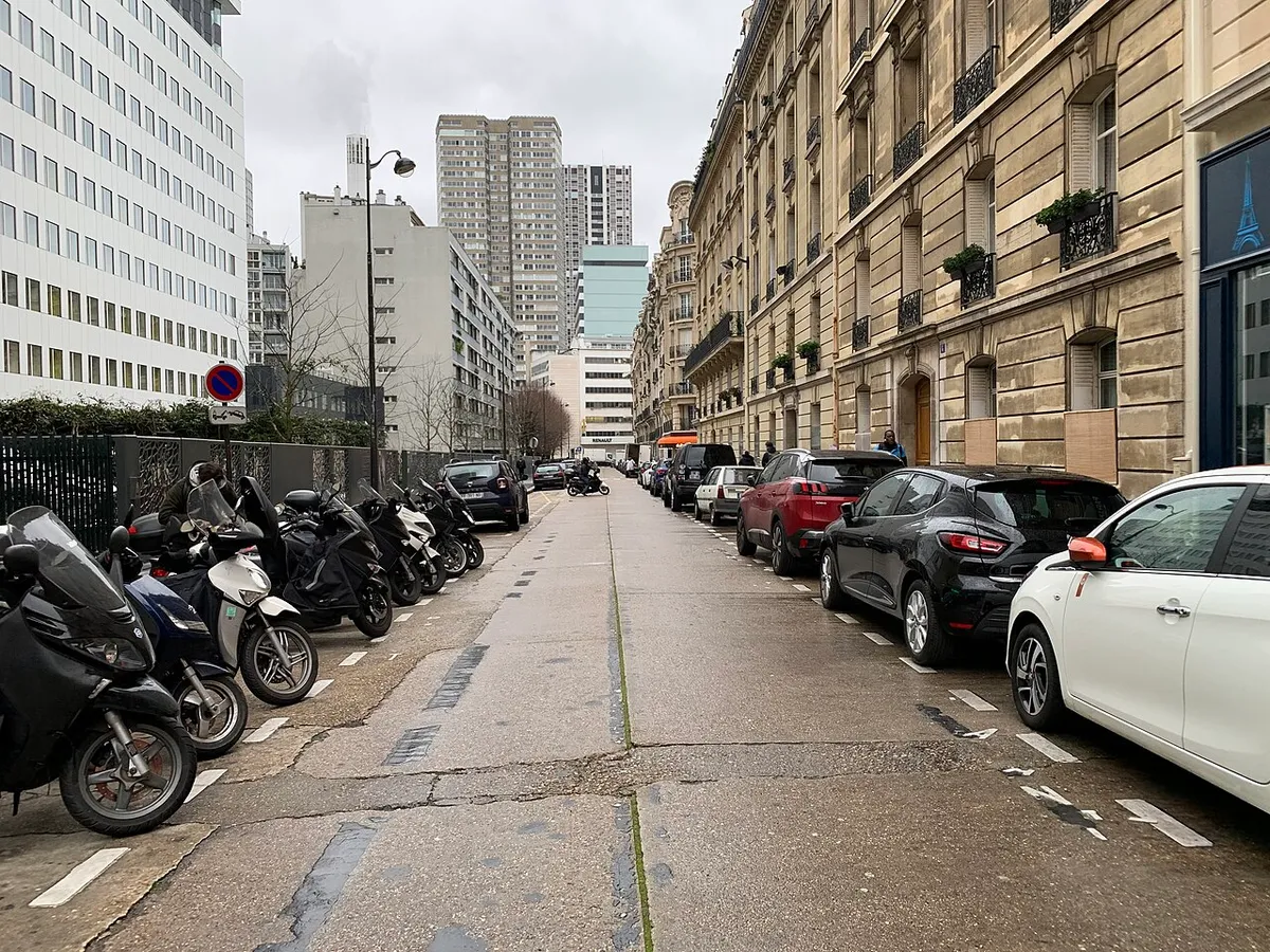 Rue Nélaton (Paris) en janvier 2020.