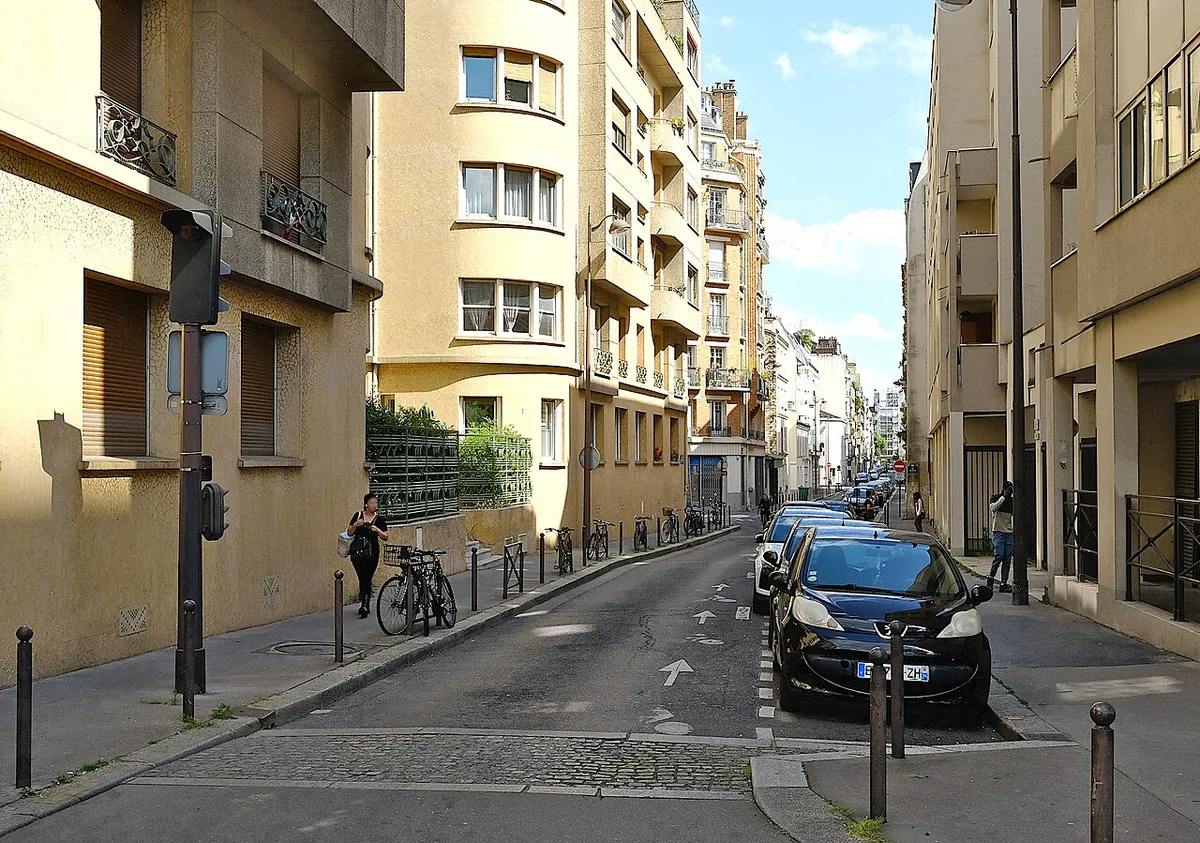 Rue Sébastien-Mercier depuis la rue Baltard