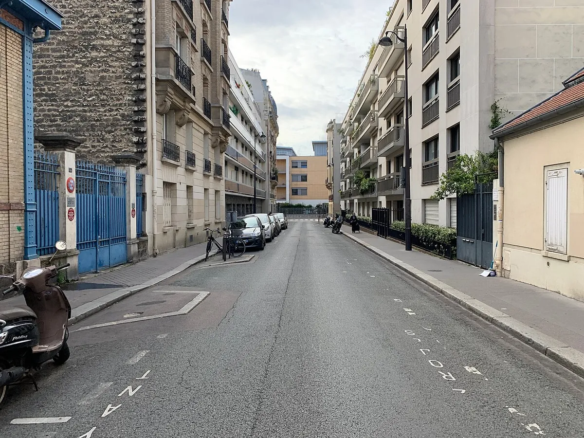 La rue Alain-Chartier, à Paris 15e