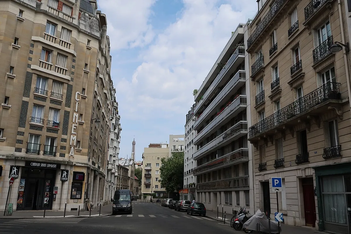 La rue Péclet, à Paris 15e