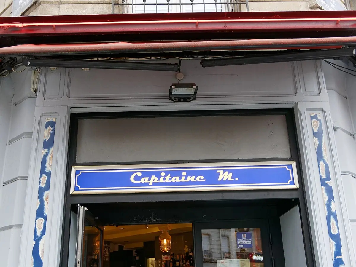 L’entrée du bistrot Capitaine M., quartier Javel