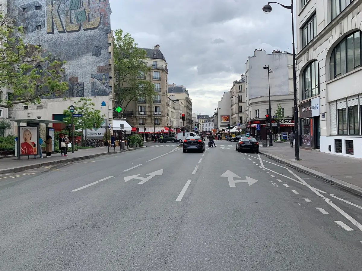 La rue de Charonne dans le 11e arrondissement de Paris