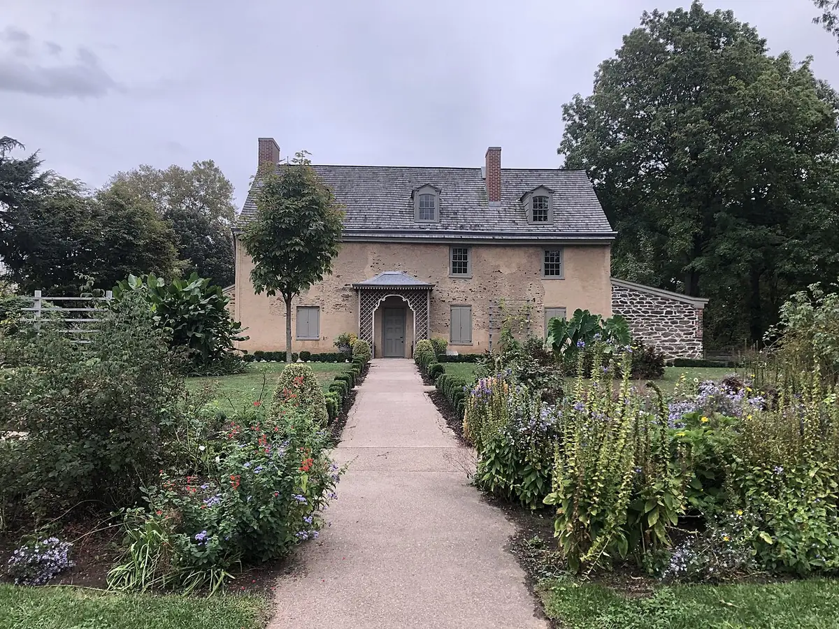La maison historique en pierre de John Bartram et son jardin